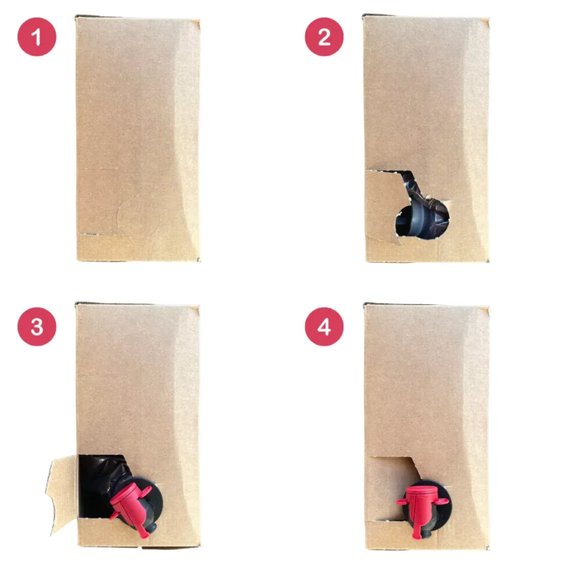 how to open bag in box packaging